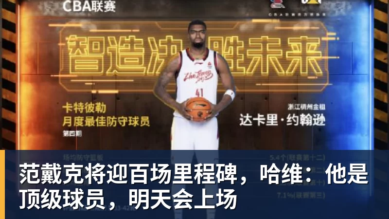 范戴克将迎百场里程碑，哈维：他是顶级球员，明天会上场